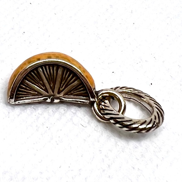 BRIGHTON Florida State Charm, Enameled Orange Slice - Picture 5 of 6